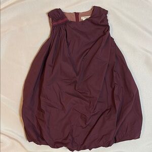 Crewcuts Burgundy Bubble Hem Dress Casual